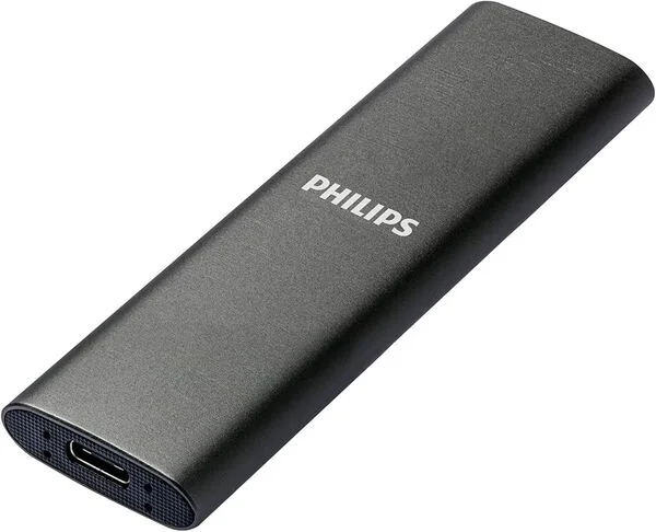 Philips Ultra Speed 500GB ulkoinen SSD-levy harmaa (FM50SS031P/00)