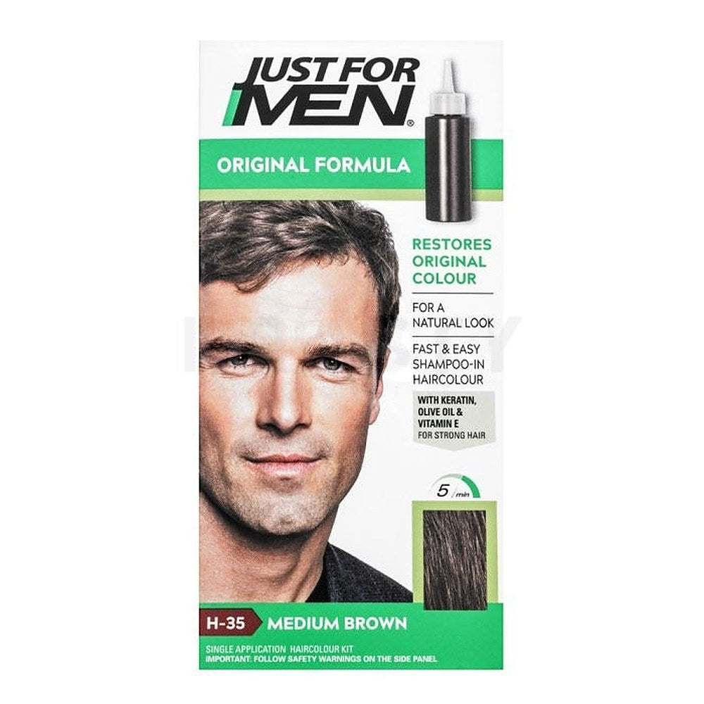 Just For Men Shampoo-in Haircolour H35 Castano Medio 66 ml — Colorante per capelli