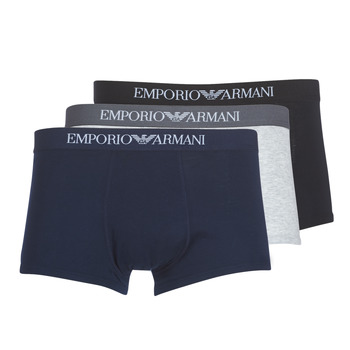 Emporio Armani Bokserishortsit  laivastonsininen / meleerattu harmaa / musta / offwhite