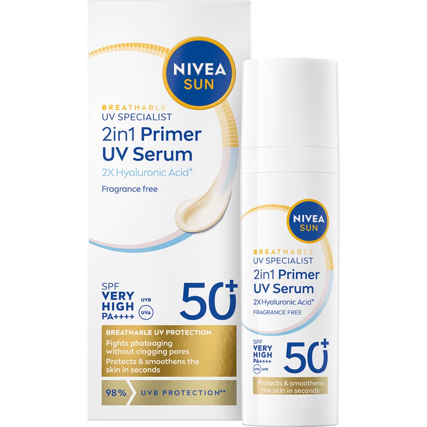 NIVEA SUN UV Face specialist 2in1 Primer Daily UV Serum SPF 50 + 30 ml