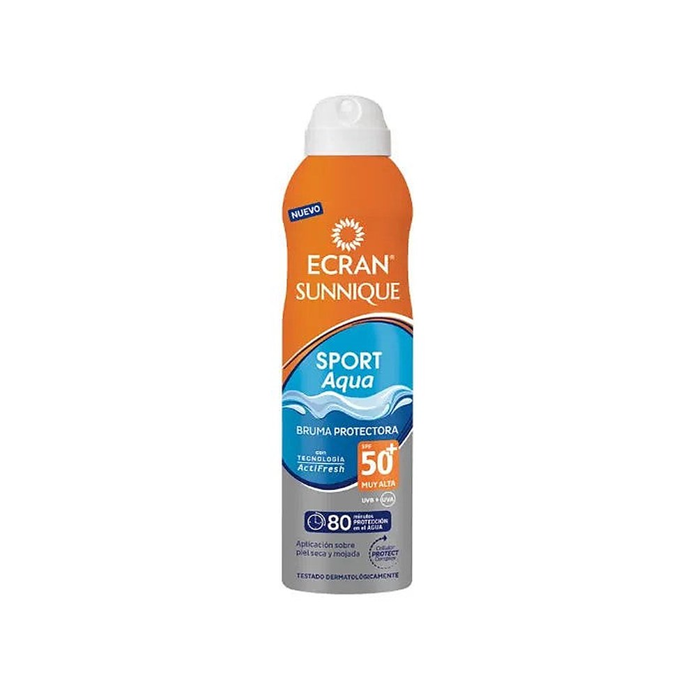 Ecran Sunnique Sport Aqua Protection Mist Spf50 250 ml — Aurinkosuihke
