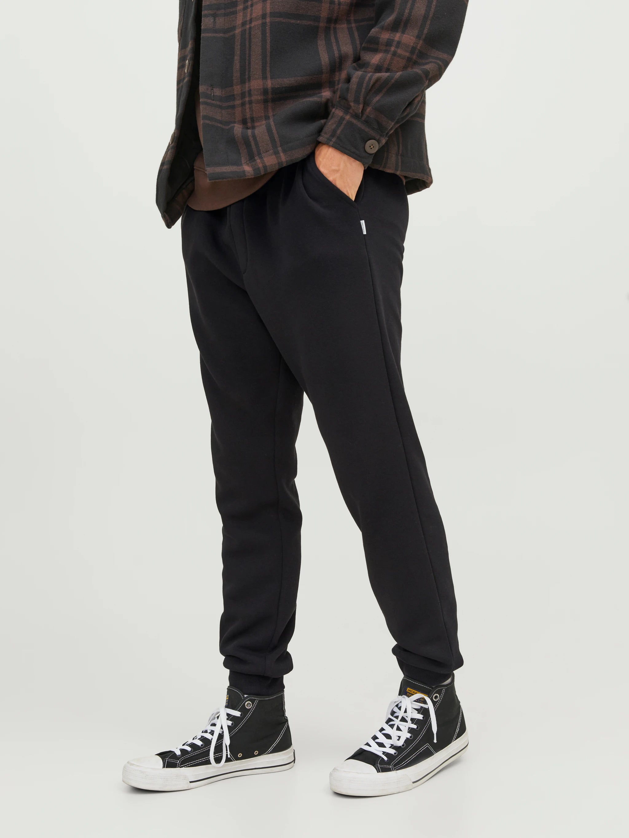 JACK & JONES Housut 'JPSTGordon JJBradley' musta