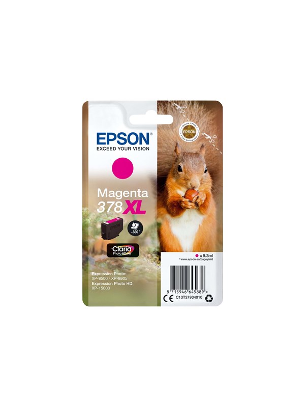 Epson Muste Magenta 9.3ml 378xl - Xp-15000/xp-8500/xp-8505
