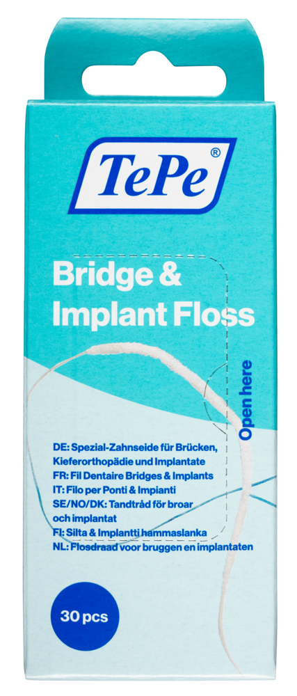 TePe Hammaslanka Bridge & Implant 30 kpl