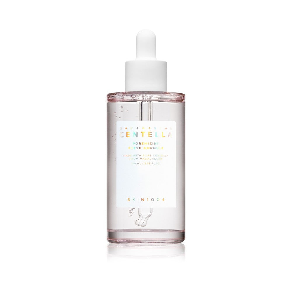 SKIN1004 Madagascar Centella Poremizing Fresh Ampulli myrkkyjä poistava kasvoseerumi tasoittaa ihoa ja pienentää huokosia 100 ml