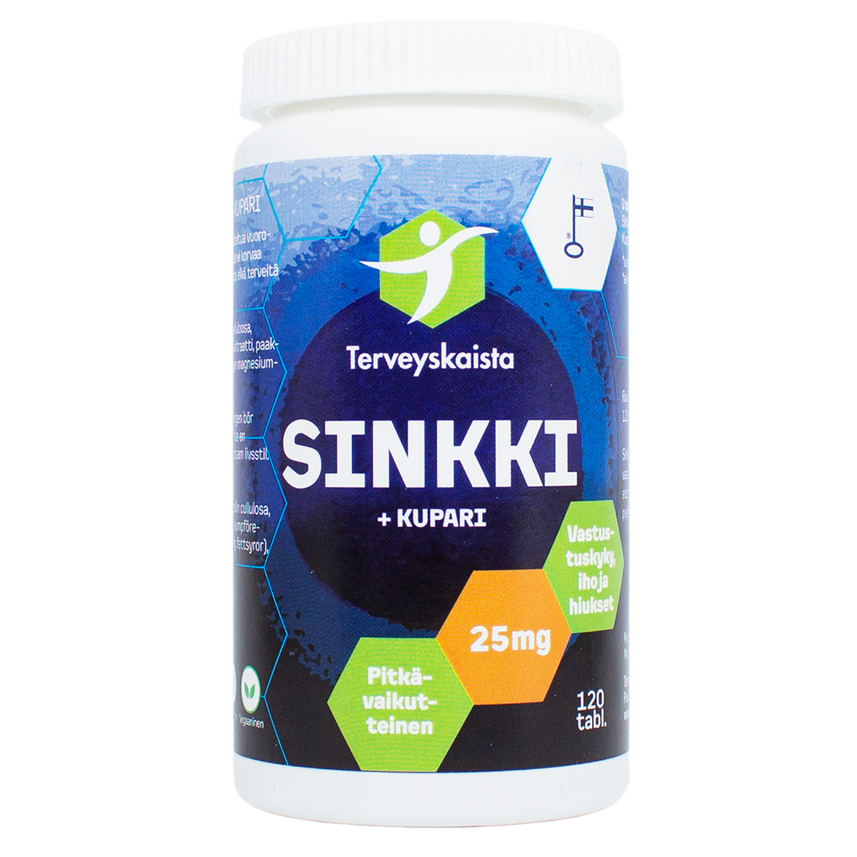 Terveyskaista Sinkki+Kupari 120 tabl