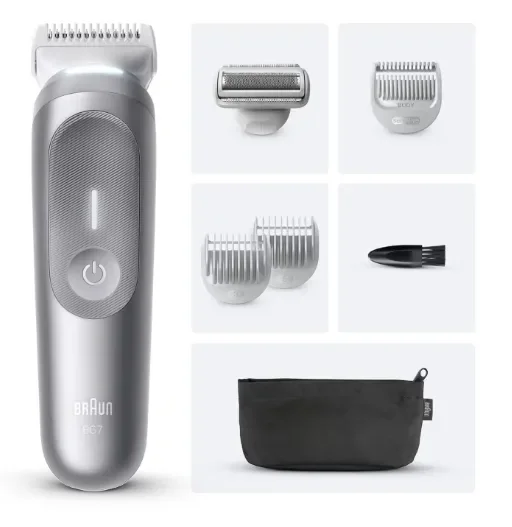 Braun Body Groomer Series 7 BG7550 -vartalotrimmeri, harmaa