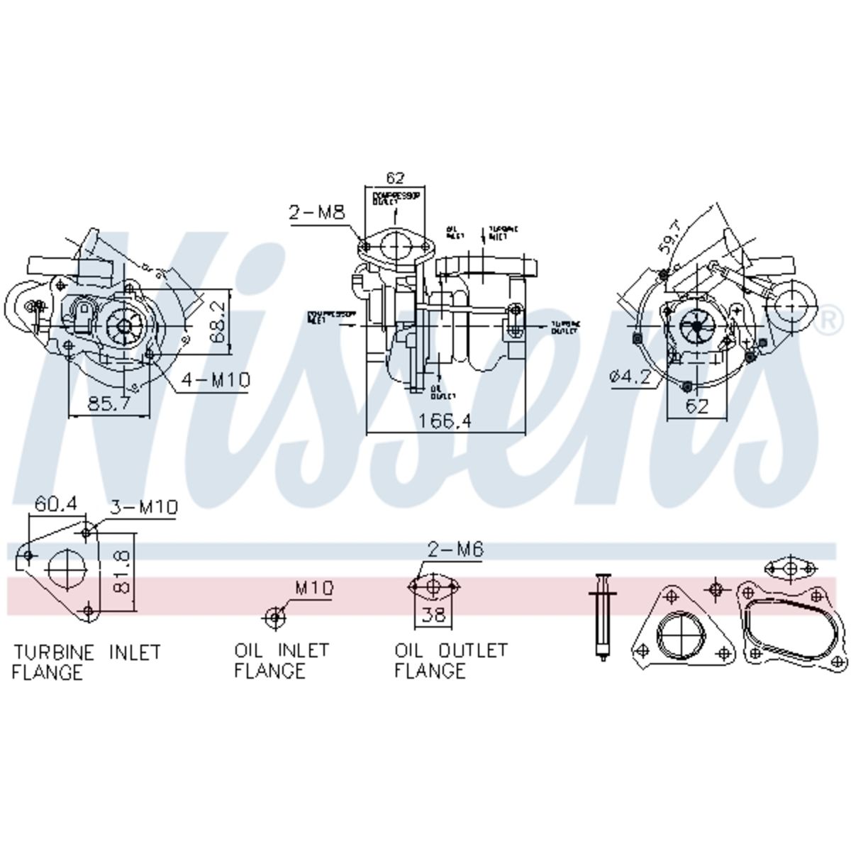 Turboahdin NISSENS 93732