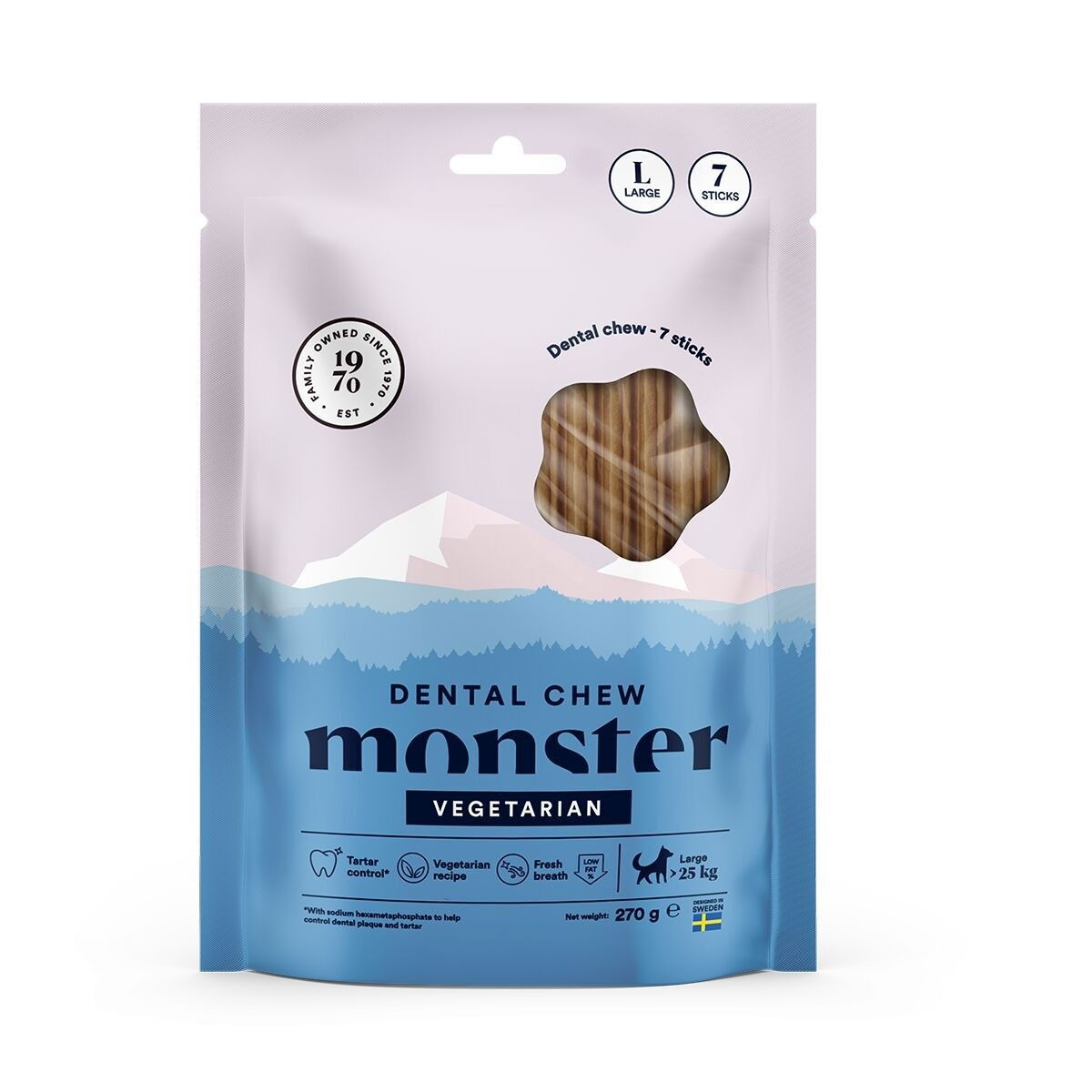 Monster Dog Dental Chew Vegetarian Large