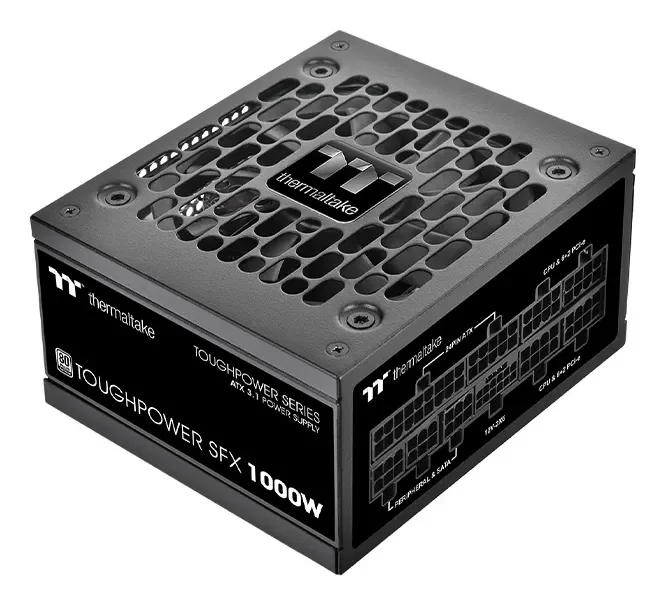 Thermaltake Toughpower SFX Platinum TT Premium Edition 1000W -virtalähde, 80 Plus Platinum