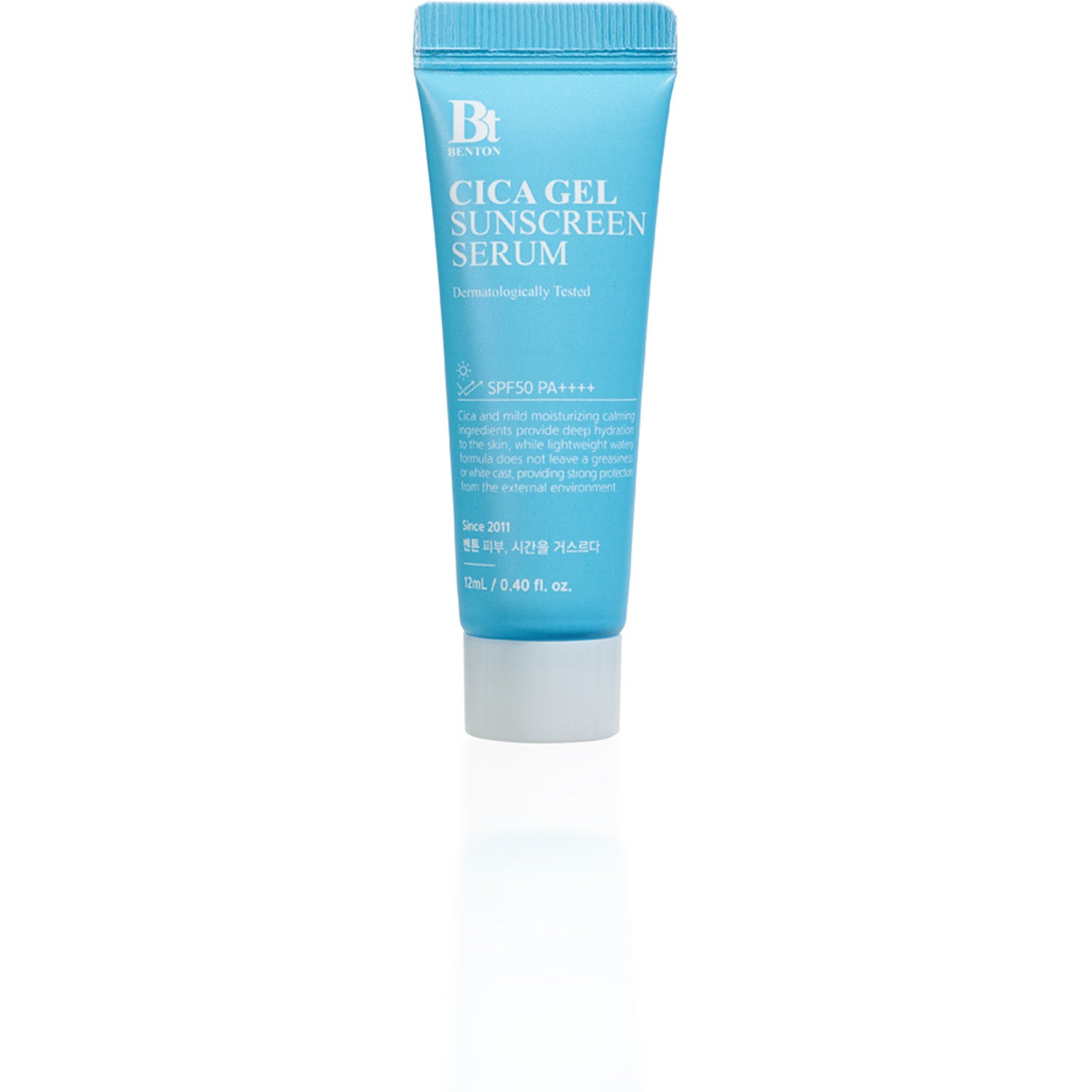 Benton Cica Gel Sunscreen Serum Travel Size SPF50 PA++++ 12 ml