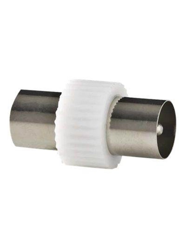 Satelliitti- ja antenni-sovitin | IEC (Coax) Uros | IEC (Coax) Uros | Kullattu | 75 Ohm | Suora | Metalli / Muovi | Valkoinen |