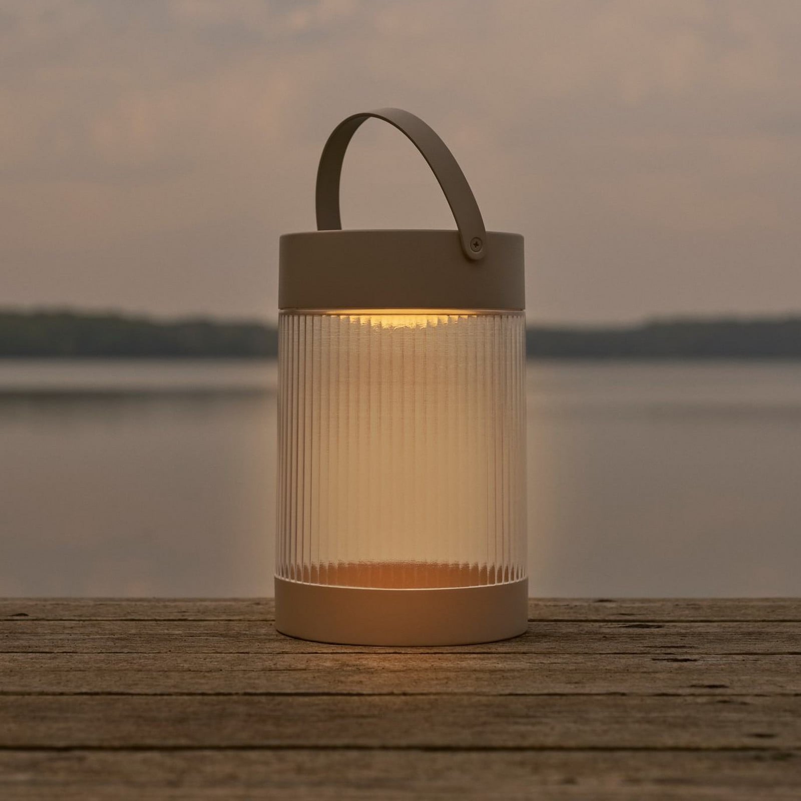 Coupar Solar Portable Pöytävalaisin Sandfarvet - Nordlux - Terassi - Muovi - Yksilamppuinen