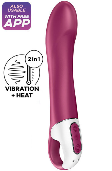 Satisfyer Big Heat Sovelluksella ohjattava vibraattori