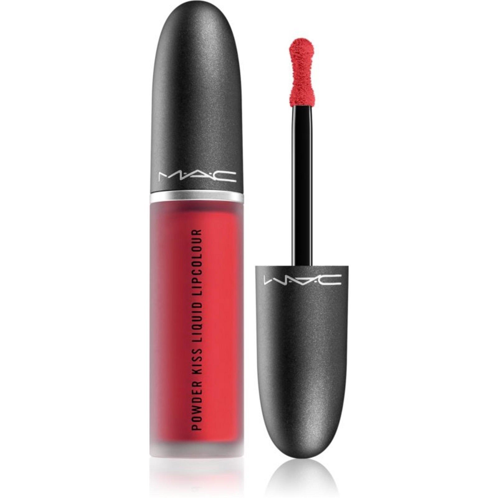 MAC Cosmetics Jauhe Kiss Ruby Boo mattavärinen nestemäinen huulipuna 5 ml