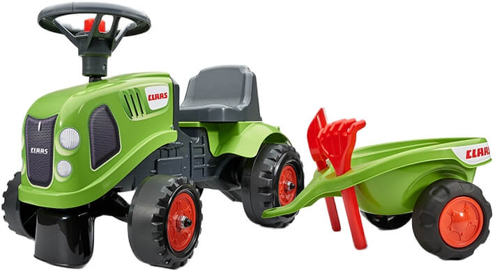 Potkutraktori ja kärry Claas Baby, Falk Toys