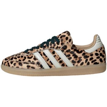ADIDAS ORIGINALS Matalavartiset tennarit 'SAMBA' beige / mokka / musta / valkoinen