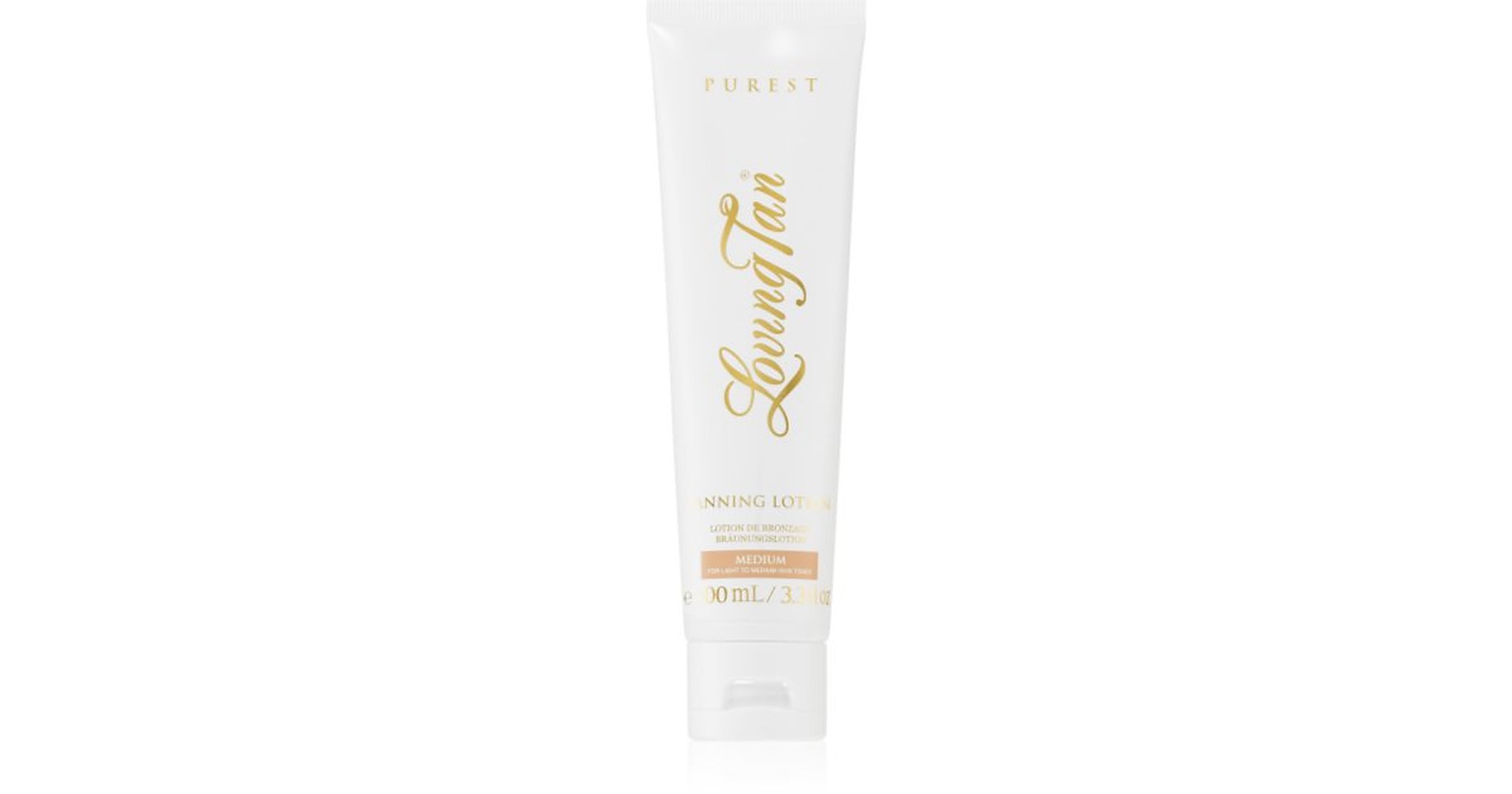 Loving Tan Purest latte itseruskettava voide vartalolle sävy Medium 100 ml