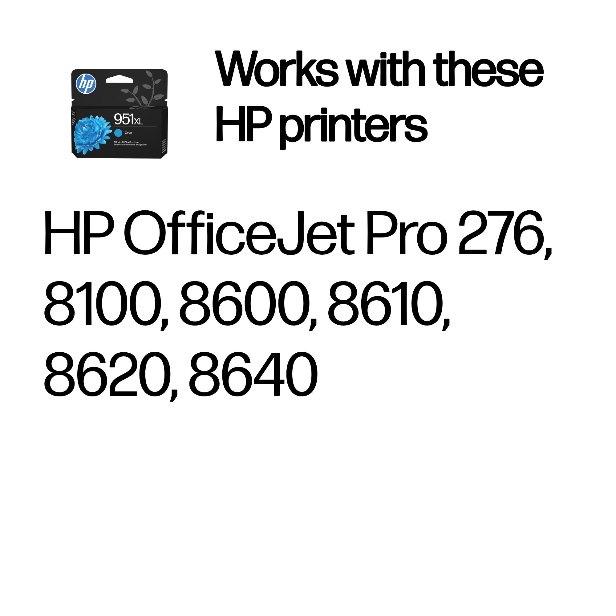 HP 951XL-mustekasetti, 24 ml, syaani