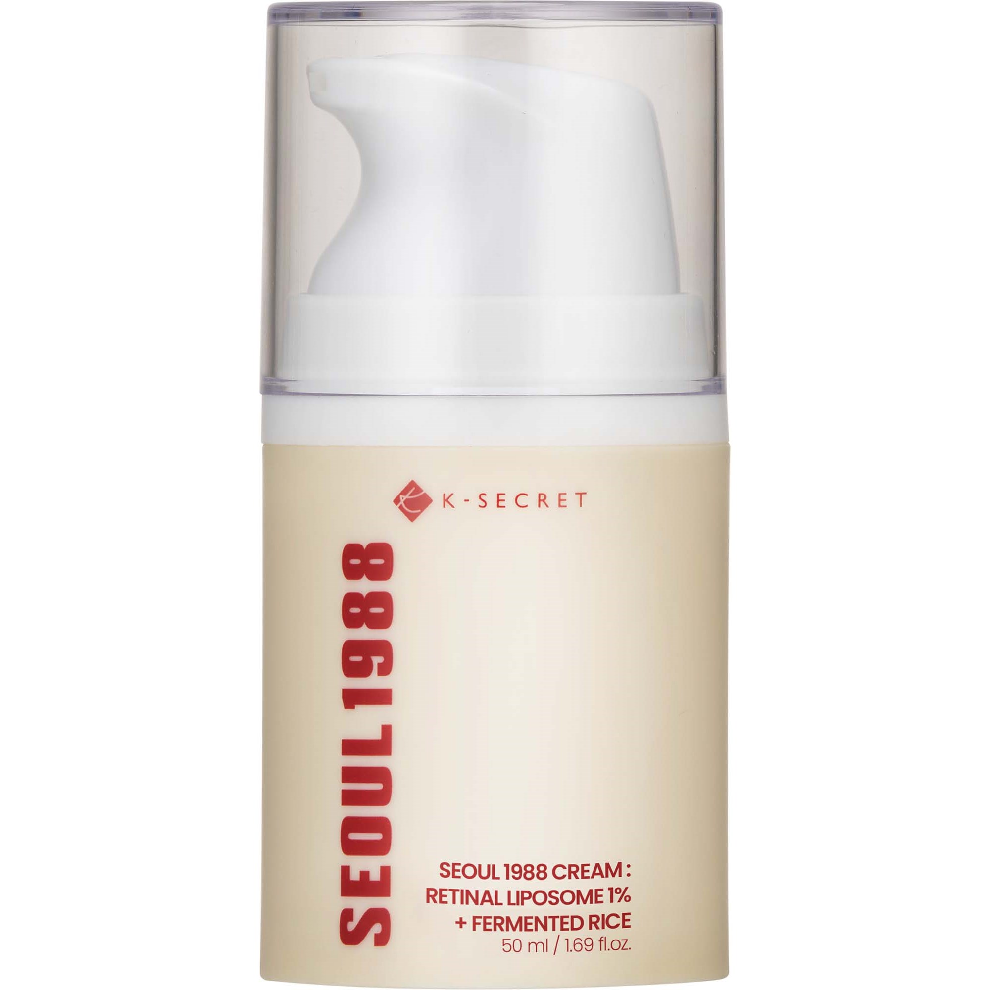 K-Secret SEOUL 1988 Cream: Retinal Liposome 1% + Fermented Rice 50 ml