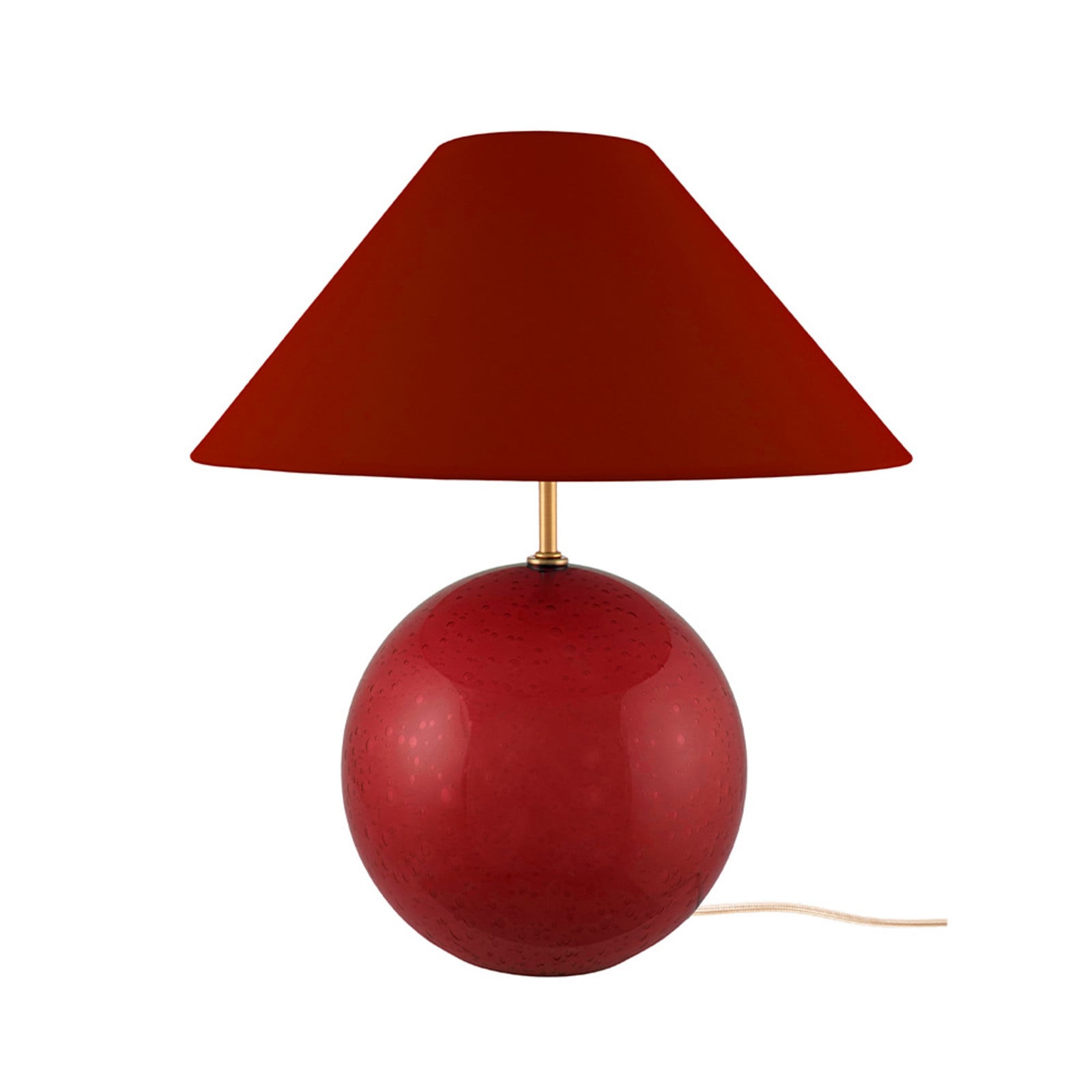 Iris 35 pöytävalaisin Burgundy - Globen Lighting - Olohuone - Vintage / retro - Lasi - Yksilamppuinen