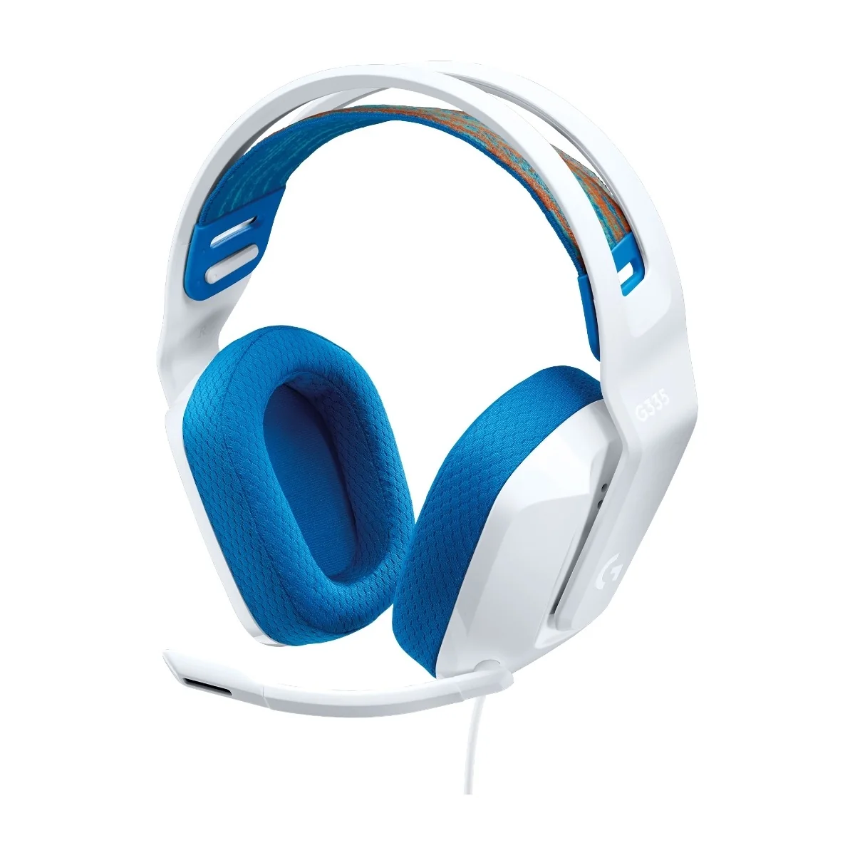Logitech G335 Langallinen -peliheadset, valkoinen
