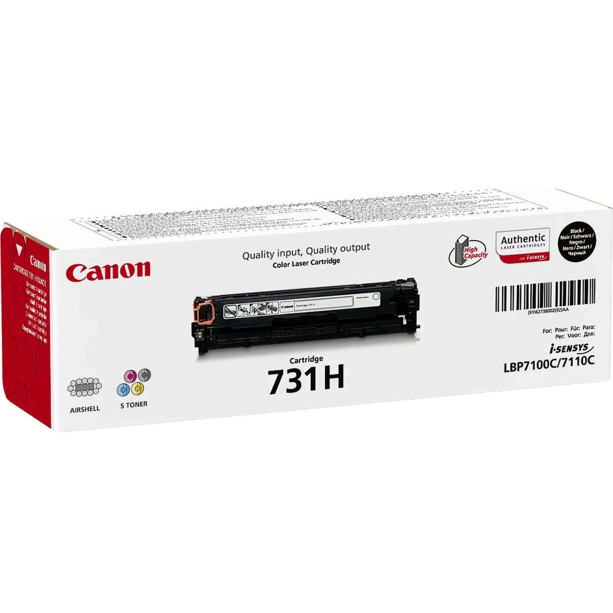 Canon 731H -laservärikasetti, musta
