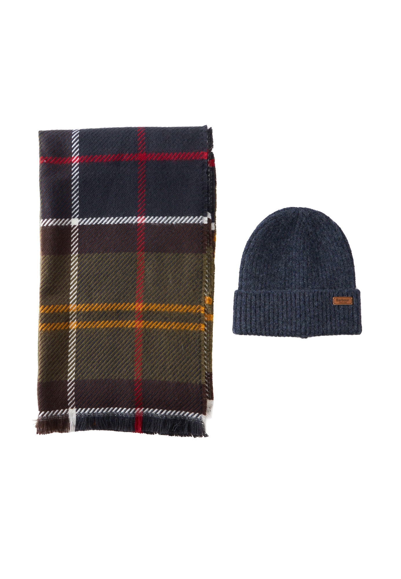 Barbour Pipo 'Pendle' tummansininen / oliivi / punainen / valkoinen