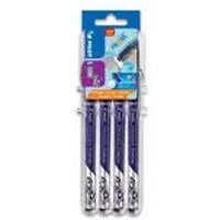 Pilot Fineliner Frixion, 4 kpl/pakkaus, vaaleanpunainen/vaaleansininen/vaaleanvihreä/violetti