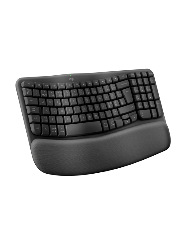 Logitech Wave Keys for Business -langaton ergonominen näppäimistö, grafiitti