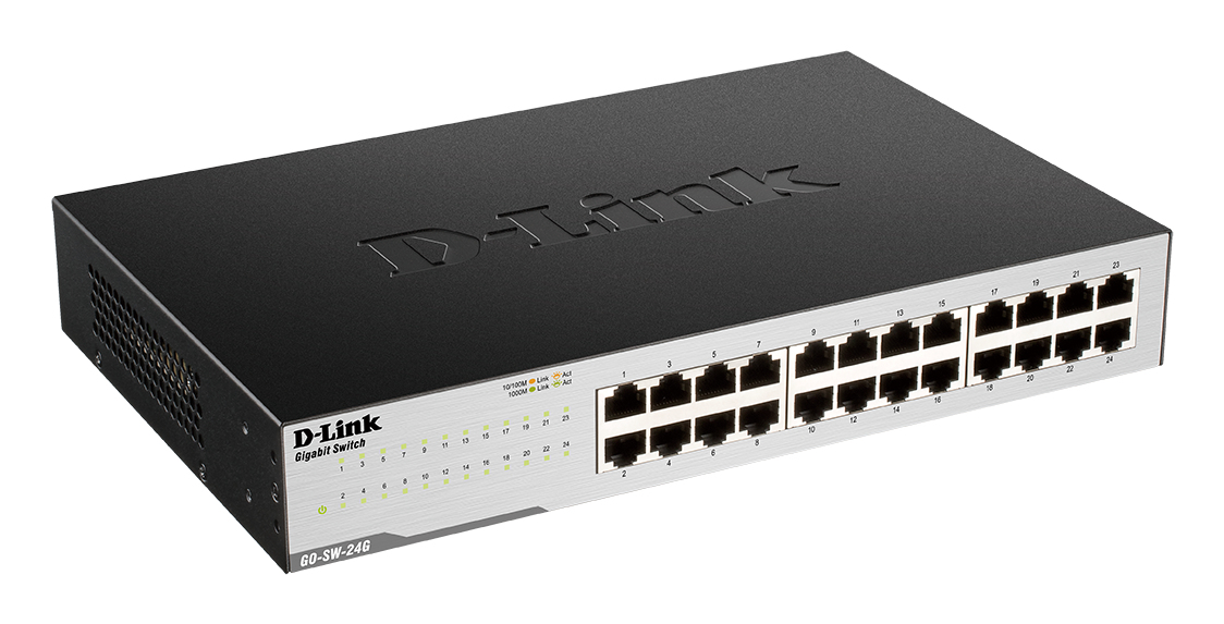 D-Link GO-SW-24G 24-Port Gigabit Easy Desktop Switch