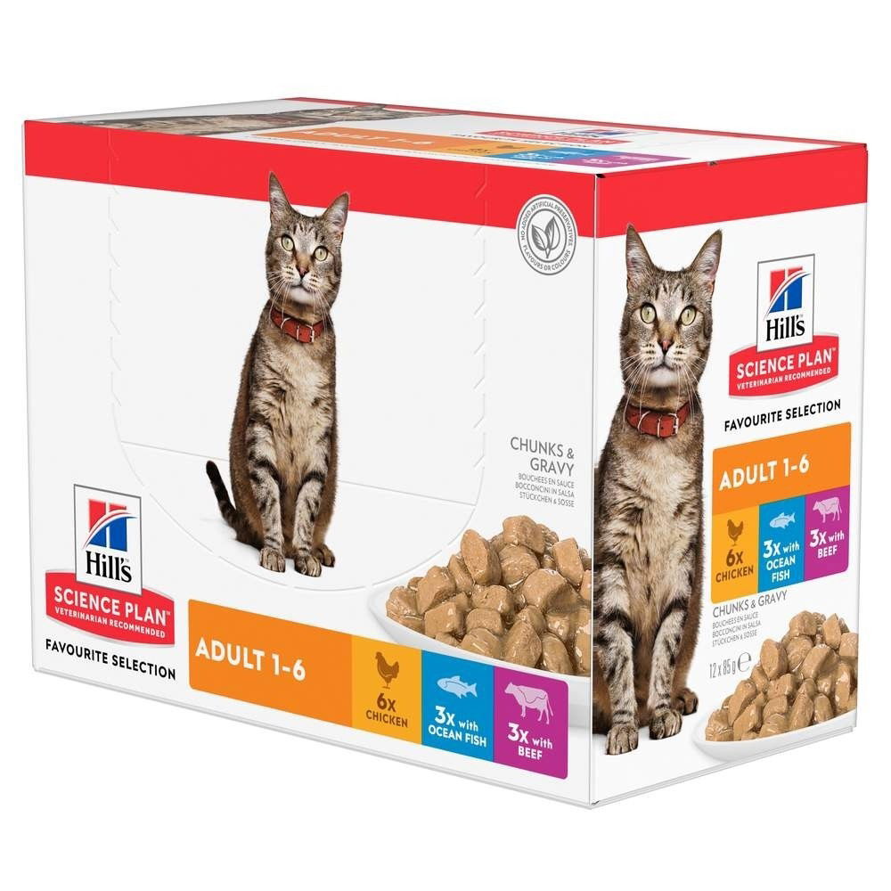 Hill's SP Feline Favourite Multipack 12 x 85 g