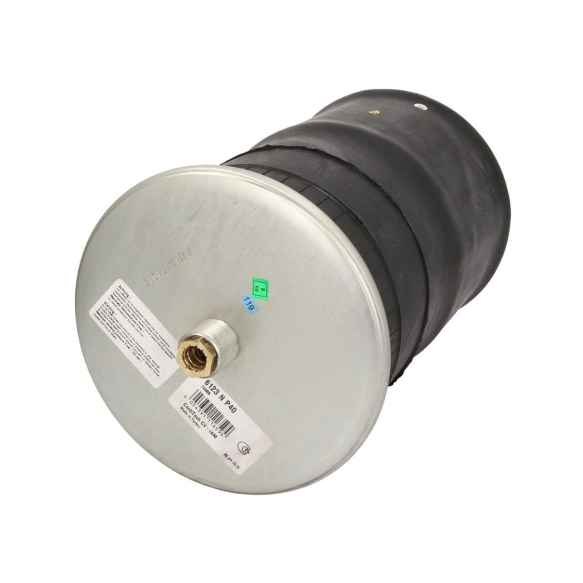 Metallipalje, ilmajousitus CONTITECH AIR SPRING 6123 N P40
