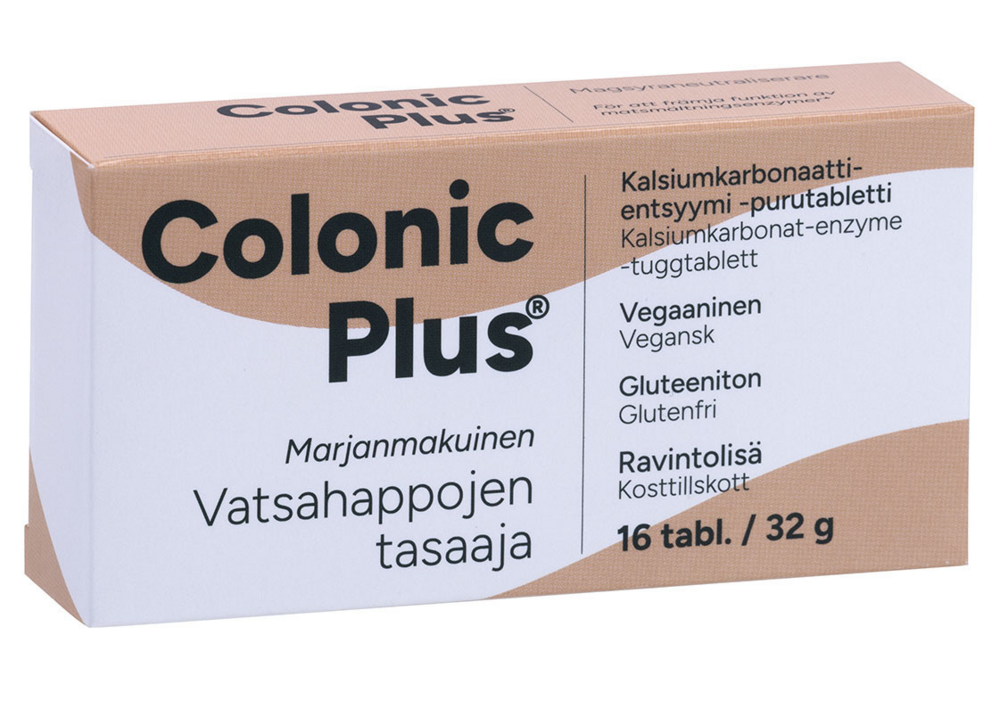 Colonic plus Vatsahappojen tasaaja 16 tabl
