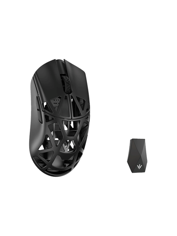 WLMouse Beast X Max (Solid Side + Omron) / Wireless 8K / Magnesium - Pelihiiri - Optinen - 5 painiketta - Musta