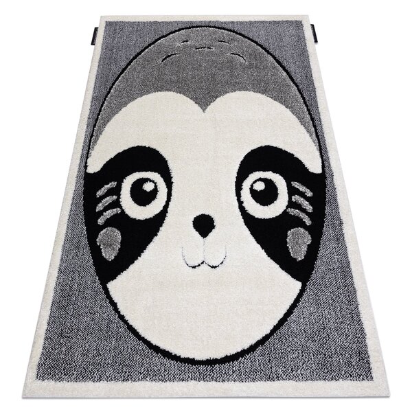 Matot Rugsx Lasten Matto JOY Panda, lapsille - harmaa 140x190 cm 140x190 cm