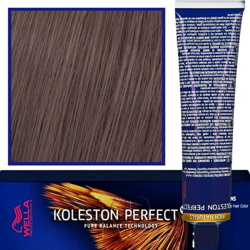 Wella Koleston Perfect Me ammattimainen hiusväri 60 ml 6/91 Dark Blonde Graphite Ash