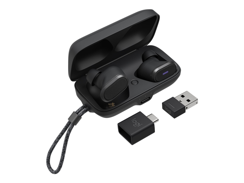 Logitech Zone True Wireless, Langaton, Puhelut/Musiikki, Kuulokkeet, Grafiitti