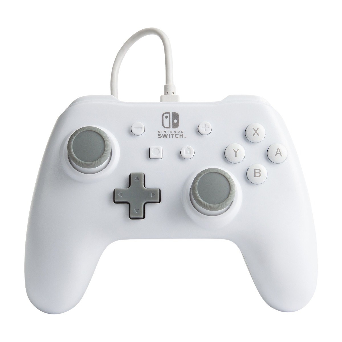 PowerA Wired Controller for Nintendo Switch - White - Wired Controller - Nintendo Switch