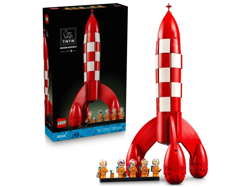 LEGO Ideas 21367 Tintin®-sarjakuvan kuuraketti
