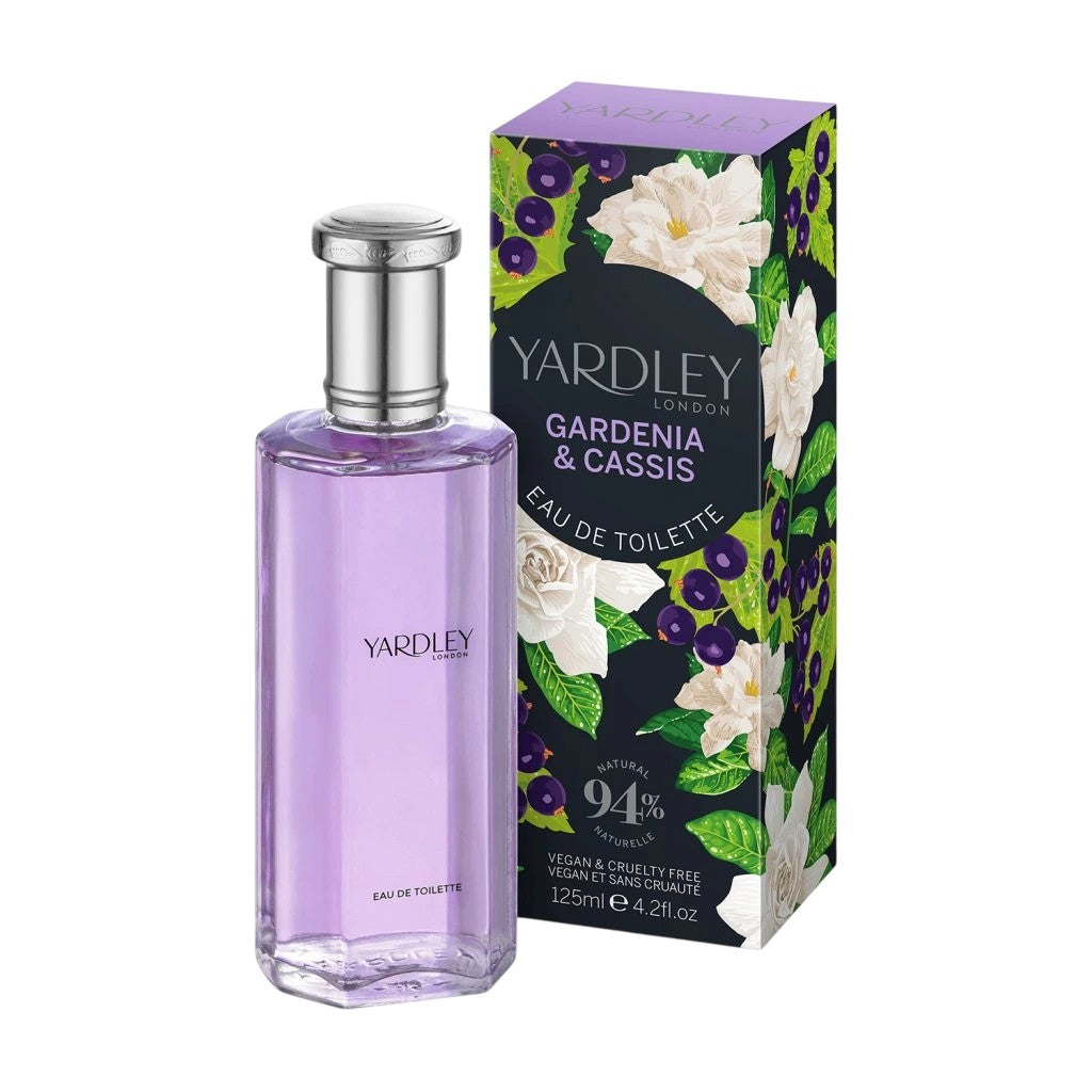 Yardley Gardenia & Cassis Eau de Toilette naisille 125 ml