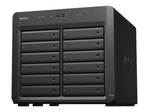Synology Dx1222 Tallennusaseman Kotelo Hdd-/ssd-kotelo Musta 2.5/3.5"