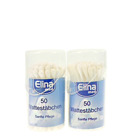 Elina pumpulipuikot 50 kpl. 2 kpl 2 pakkaus.