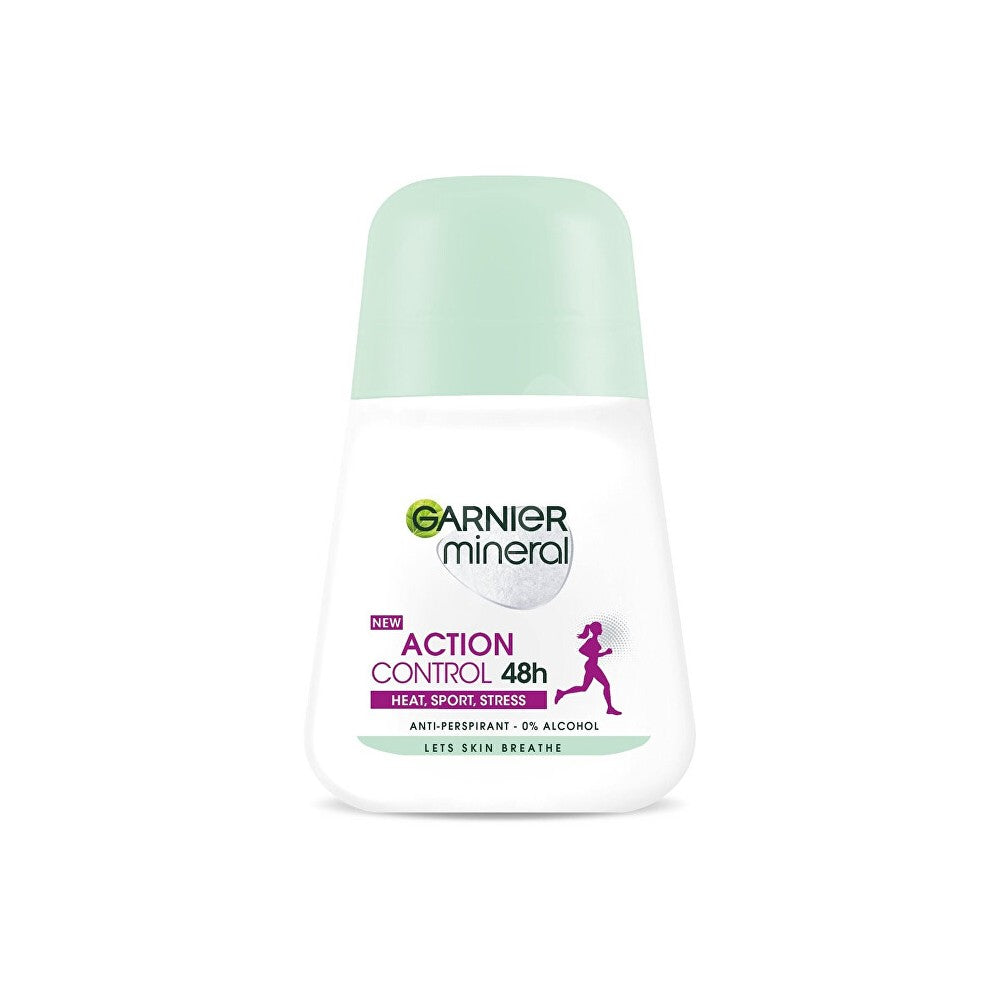 Mineraalideodorantti roll-on control action 48h naisille 50 ml