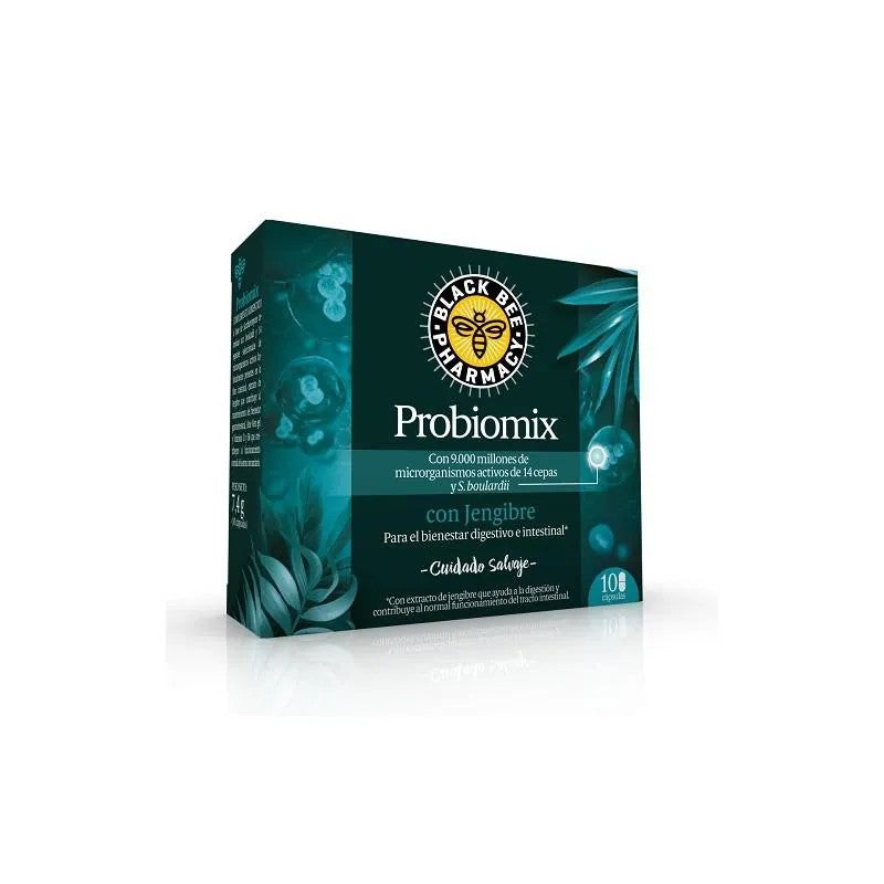 Black Bee Probiomix inkiväärillä 10 kapselia
