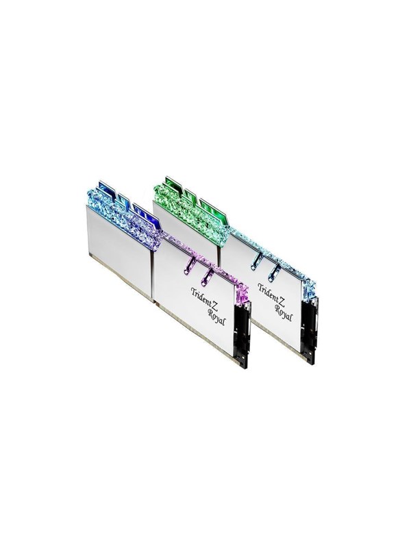 G.SKILL Trident Z Royal RGB 32 Gt (2 x 16 Gt) DDR4 3200 MHz, CL16 -muisti, hopea (XMP)