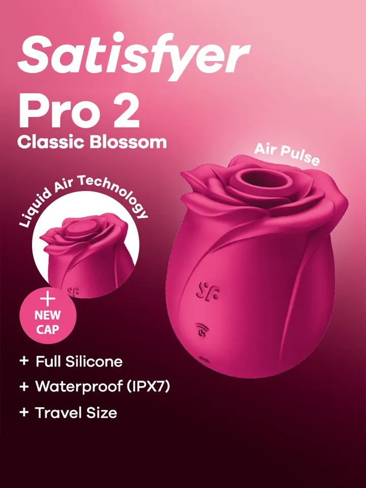Satisfyer Pro 2 Classic Blossom Paineilmavibraattori
