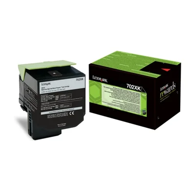 Lexmark Lexmark 702XK Värikasetti musta 70C2XK0 Vastaa: N/A