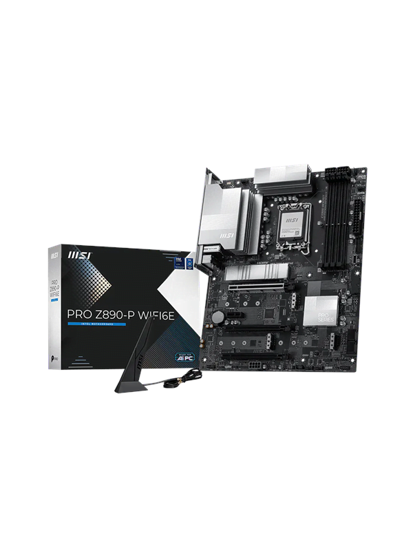MSI PRO Z890-P WIFI6E Emolevy - Intel Z890 - Intel LGA1851 - DDR5 RAM - ATX