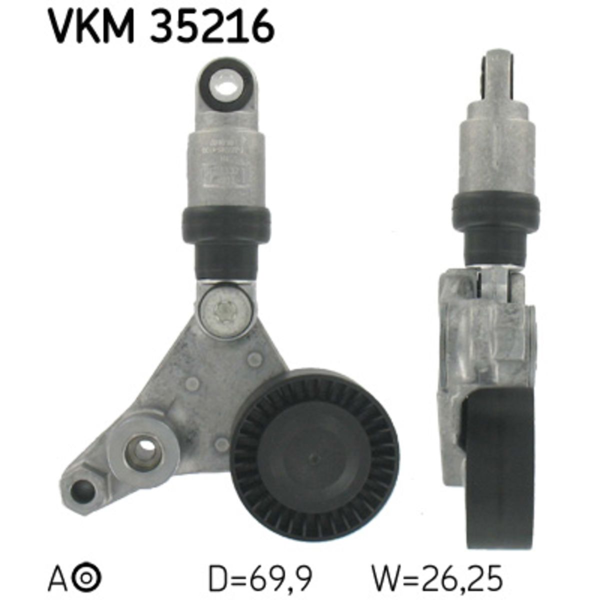 Kiristysrulla, moniurahihna SKF VKM 35216